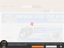 Tablet Screenshot of graphiquestore.com